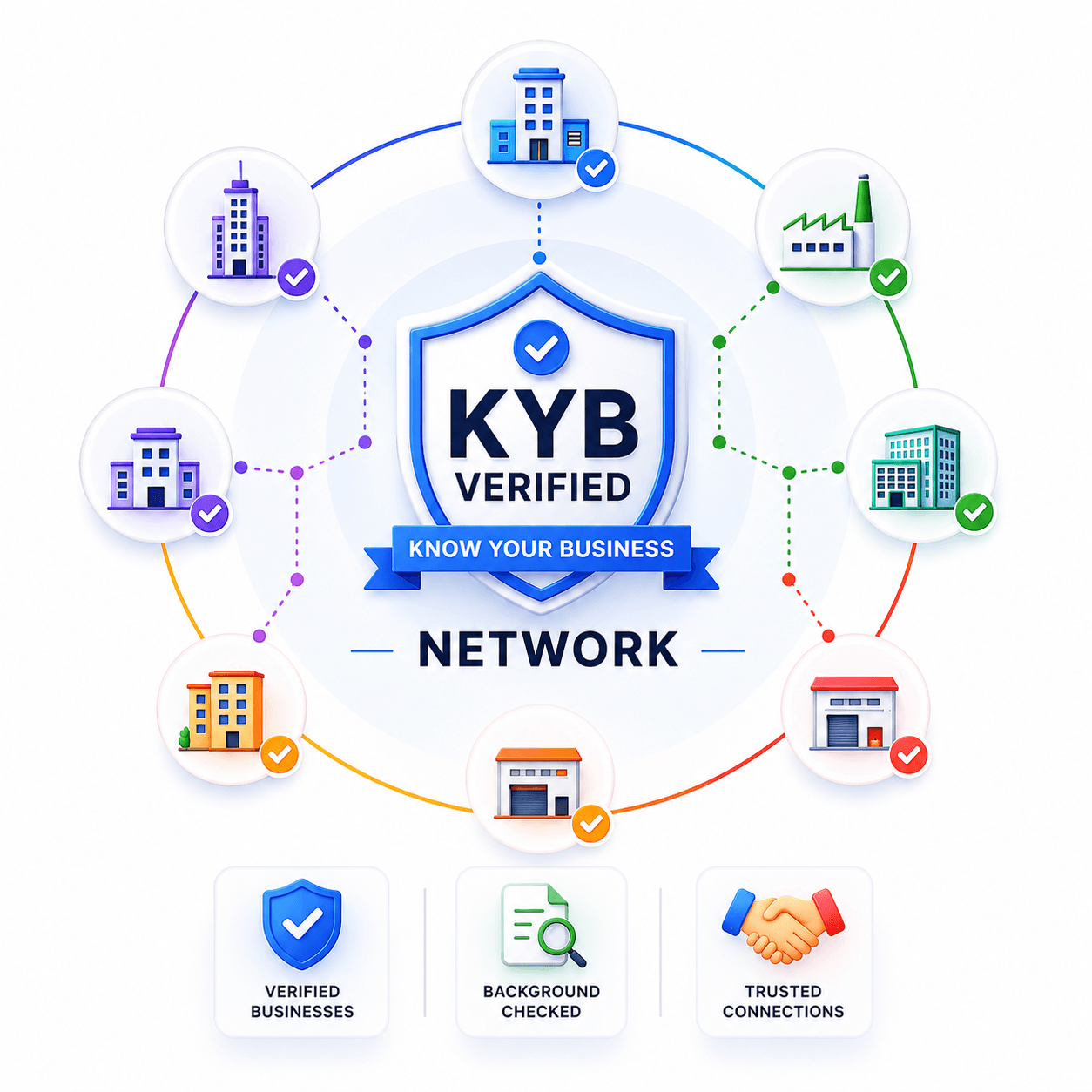 Verified Business Profiles and Secure B2B Trade Exchange